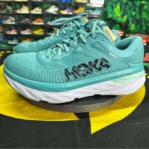 HOKA One One Bondi Teal Running Shoes Size 9.5W